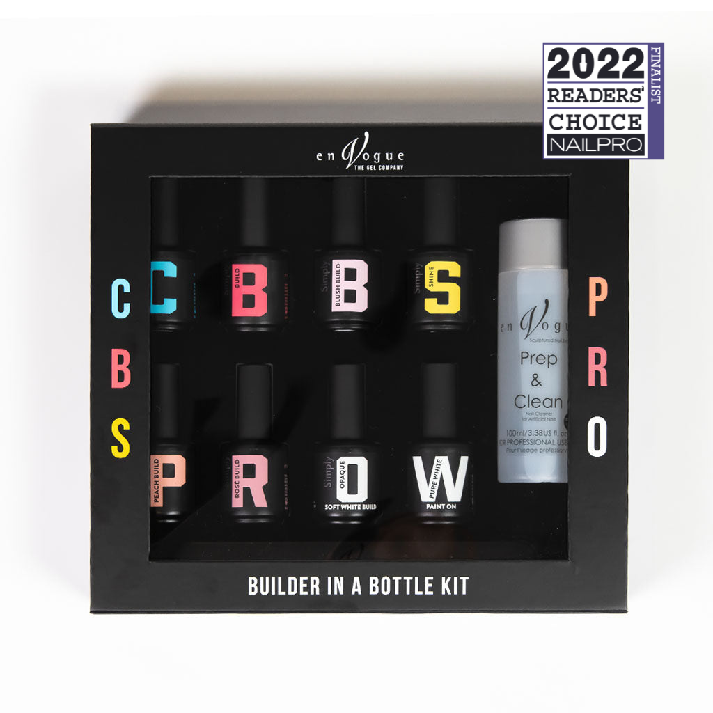 en Vogue Simply Pro CBS Builder in a Bottle Starter kit for professional manicures and extensions