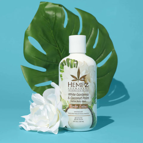 Hempz White Gardenia & Coconut Body Wash 8oz