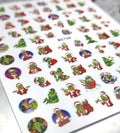 Glitter Mix Christmas Decals - DK BEAUTY