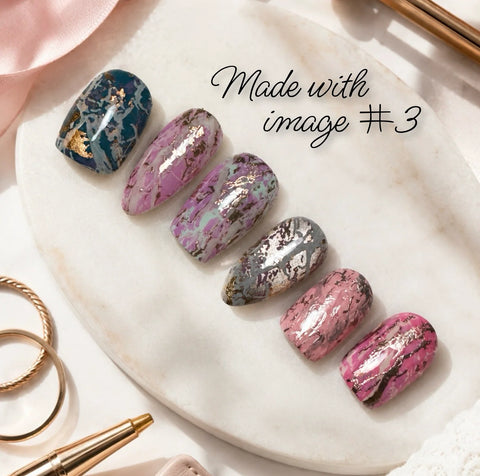 Clear Jelly Stamper - Marble Crush Stamping Plate