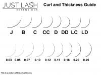 Just Lash DD Curl Mix Tray