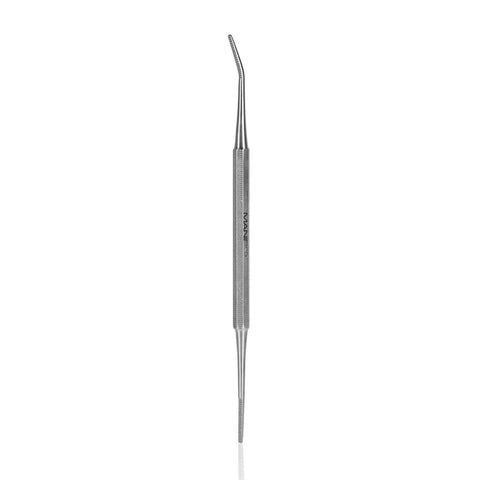 MANIPro Pedicure File Double Ended is a stainless steel nail cleaner and ingrown toenail file in one. The file end helps relieve pressure of ingrown nails and the thin curved end cleans under and around the nail. The tool can be sterilized in liquid or in a autoclave and is ergonomically designed for precise control.

 

Caution: Sharp object. Keep out of the reach of children.