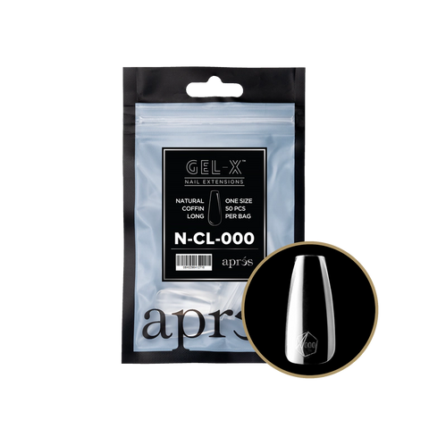 Gel-X Natural Coffin Long 2.0 Refill Bag