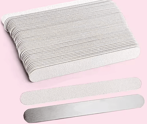 Nail File Grit w/Metal Handle (100 piece) - DK BEAUTY