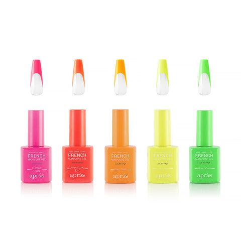 Apres French Manicure Gel Neon Ombre Set