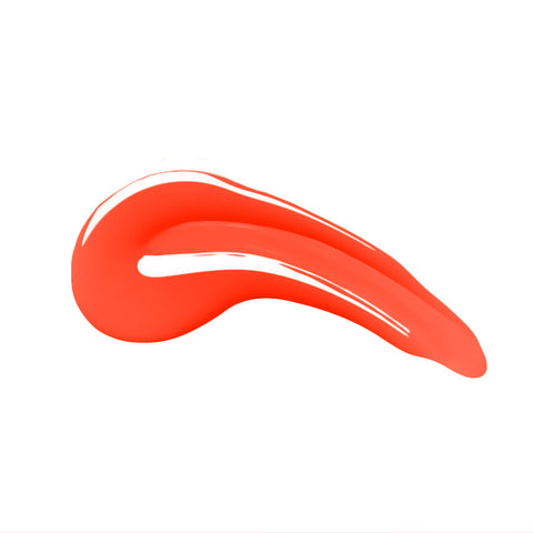 en Vogue Lac It! Neon Orange vibrant neon orange crème UV/LED gel nail polish for professional nails and extensions swatch