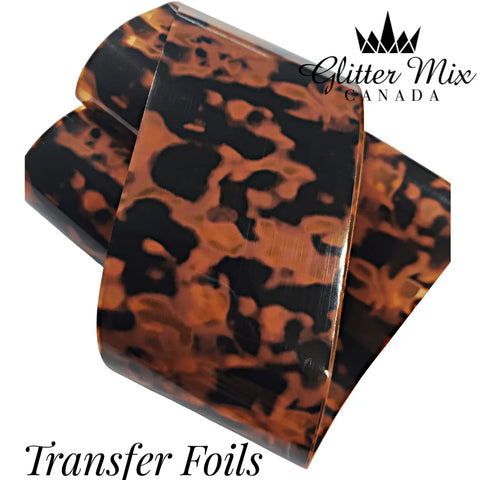 GlitterMix Transfer Foils Tortoise Shell