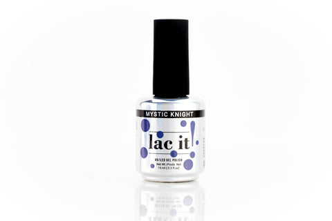 en Vogue Lac It! Mystic Knight dusty purple crème UV/LED gel nail polish for professional nails and extensions bottle