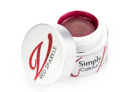 Simply Colour Gel - Red Sparkle