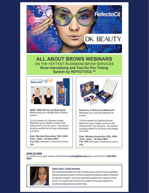 Refectocil Webinar #3- The Business of Brows