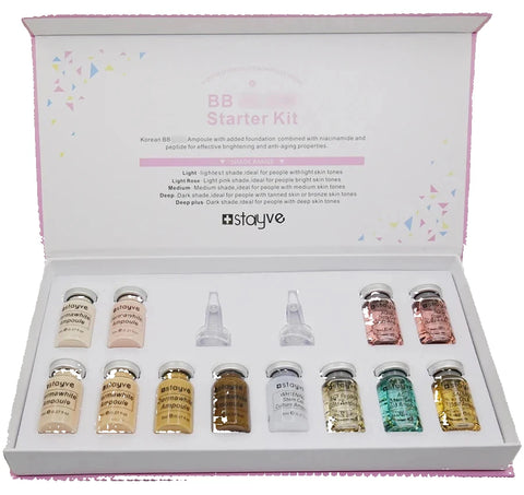 Korean Cosmeceutical 12 Piece BB Glow Starter Kit Mixed