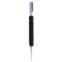 Rubber Grip Cuticle Pusher & Spoon Cleaner