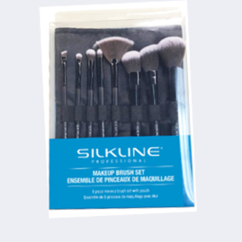 Silkline 8-Piece Makeup Brush Set