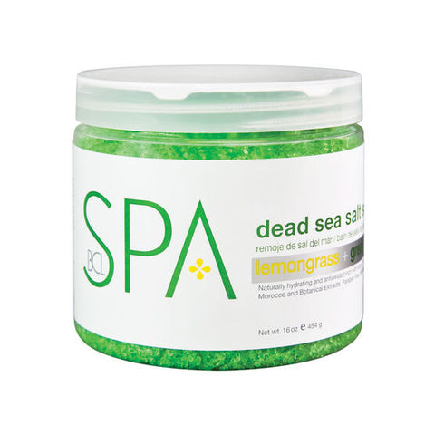 BCL Spa Lemongrass + Tea Salt Soak 16oz