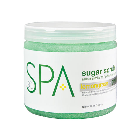 BCL SPA Lemongrass + Green Tea Sugar Scrub 16oz