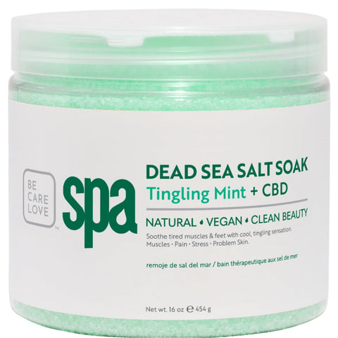 BCL SPA Tingling Mint & CBD Dead Sea Salt Soak