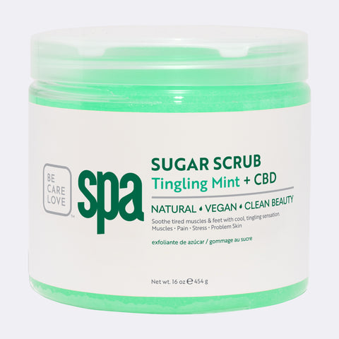 BCL SPA Tingling Mint & CBD Sugar Scrub