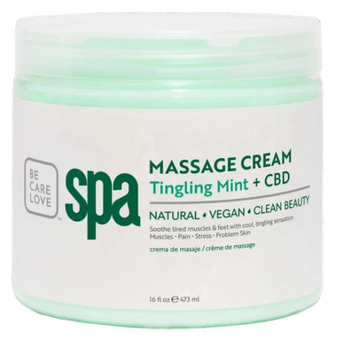 BCL SPA Tingling Mint & CBD Massage Cream