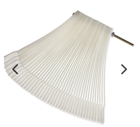 Burmax Nail Tip Display Fan Natural