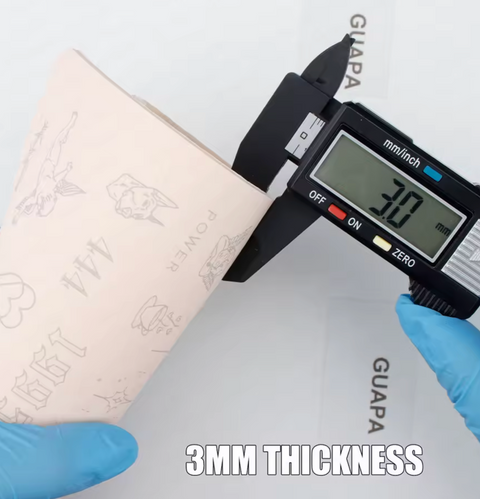 Tiny Tattoo Pre-Printed Practice Skin 3mm 11:11