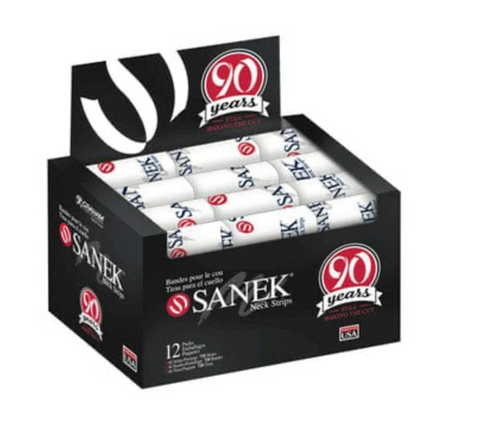 Sanek Neck Strips Box 60ct x 12 pk