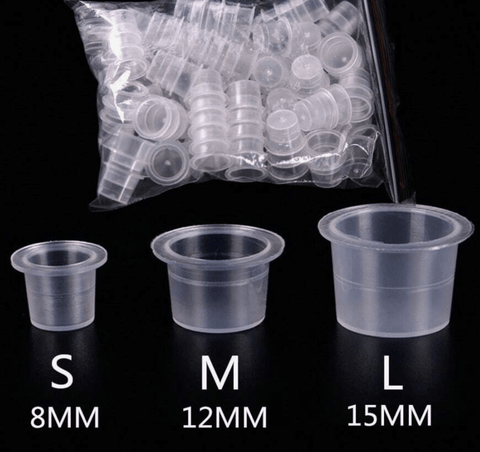 Disposable Ink Cups S, M, L (300) - DK BEAUTY