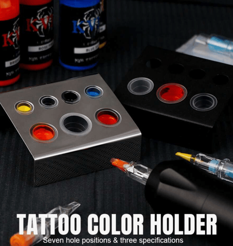 Stainless Tattoo Ink Cup Holder - DK BEAUTY