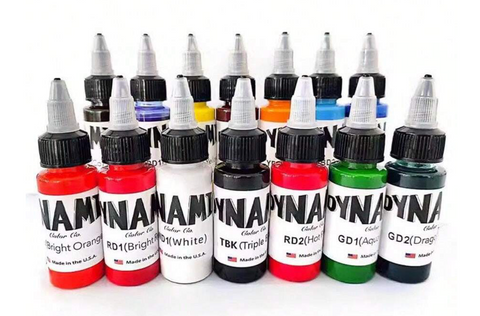 Dynamic Professional Tattoo Ink Colour Bundle (14)