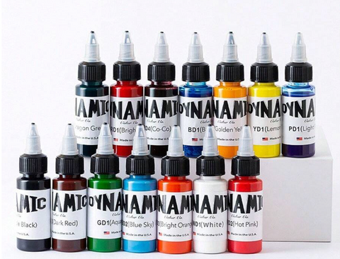 Dynamic Professional Tattoo Ink Colour Bundle (14)