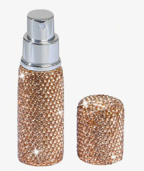 Travel Perfume Atomizer Champagne Bling