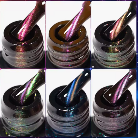 Rainbow Flashing Cat Eye Gel