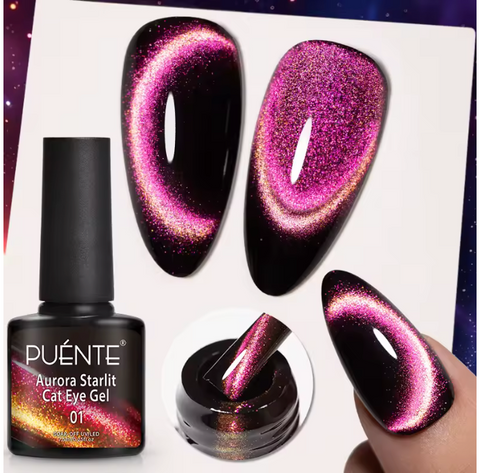 Rainbow Flashing Cat Eye Gel