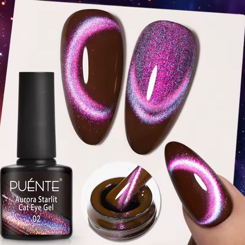 Rainbow Flashing Cat Eye Gel