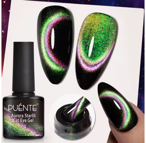 Rainbow Flashing Cat Eye Gel