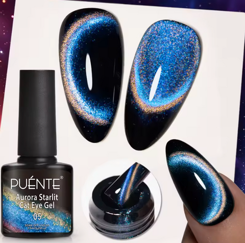 Rainbow Flashing Cat Eye Gel