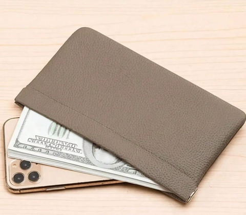 Magnetic Leather Pouch