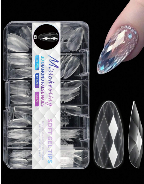 Diamond Crystal Soft Gel Tips (120)
