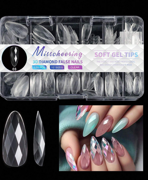 Diamond Crystal Soft Gel Tips (120)
