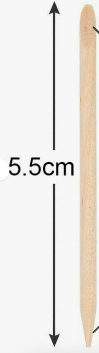Petite Wooden Cuticle Sticks