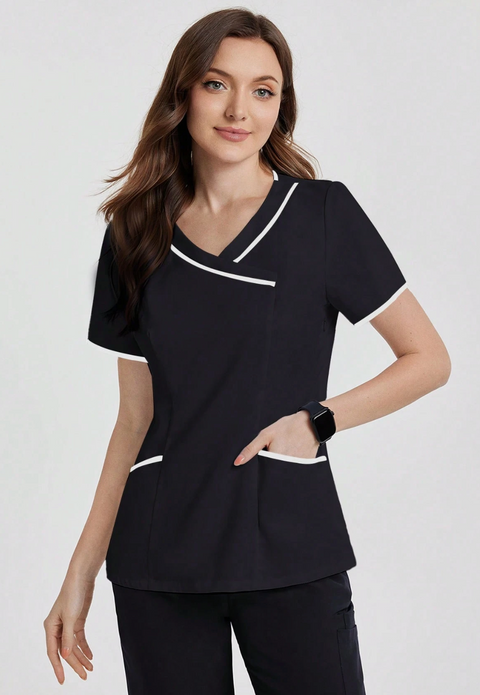 Salon Short Sleeve Nursing Top