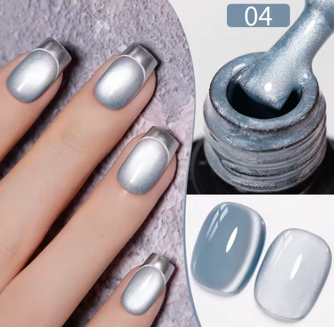 Nude Shade Double Light Ceramic Cat Eye Gel 04