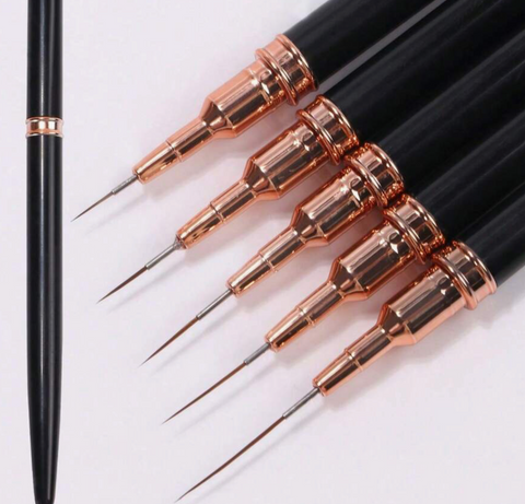 5 Piece Nail Art Brush Set
