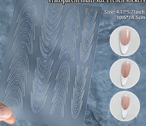 French Manicure Guides Clear