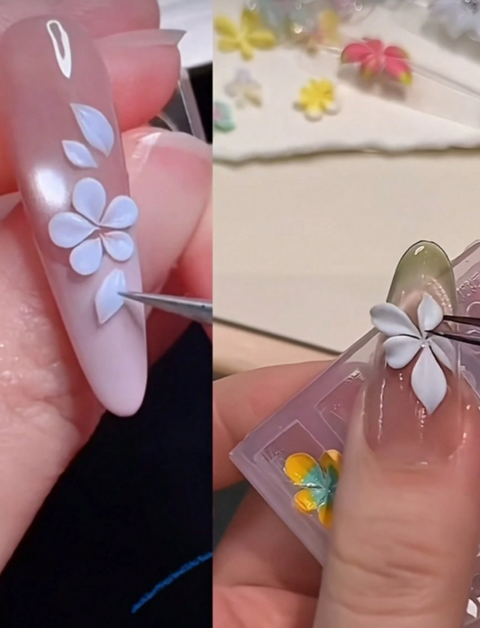 3D Gel Flower Mold