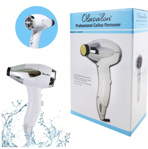 OlaSalon Electric Foot Callus Remover – 12 Sanding Attachments