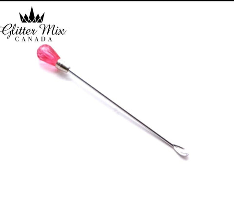 Glitter Mix Stir Stick w/Spoon - DK BEAUTY