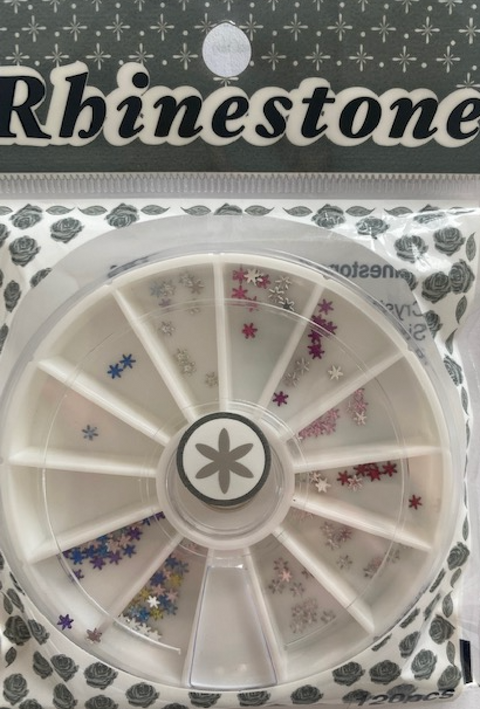Rhinestone Tiny Flower Wheel 60P