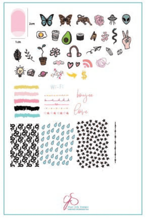 Clear Jelly Stamper KoKo by Design (Boujee Love) - DK BEAUTY