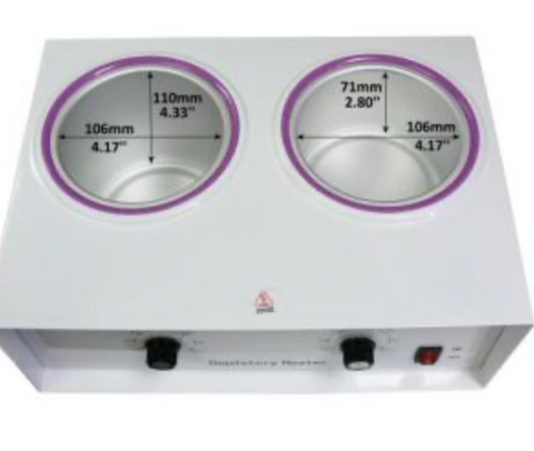 Wax Heater Double Shallow/Deep