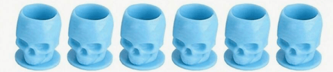 Disposable Ink Cups Skull (100) - DK BEAUTY